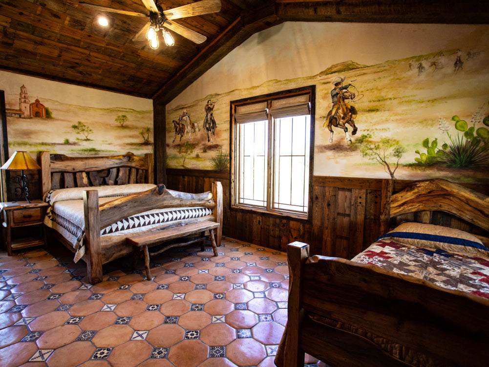 Interior image of the Vaquero room