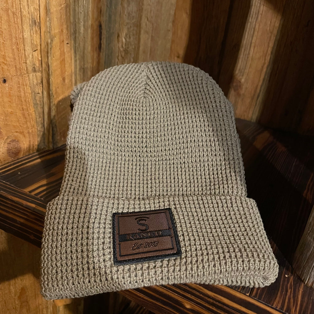 
                  
                    Covered S Ranch Beanie-Waffle Texture with Leather Patch
                  
                
