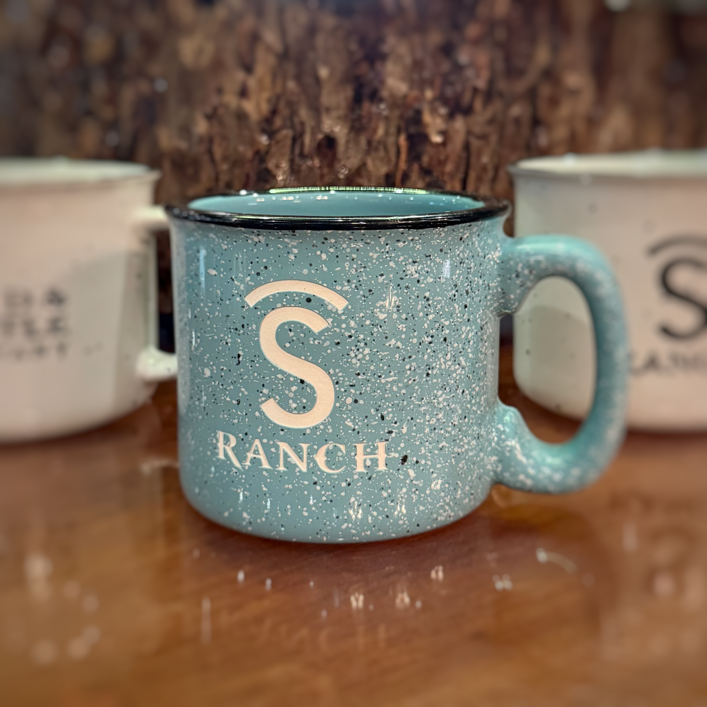 
                  
                    Covered S Ranch Turquoise Ceramic Campfire Coffee Mug
                  
                